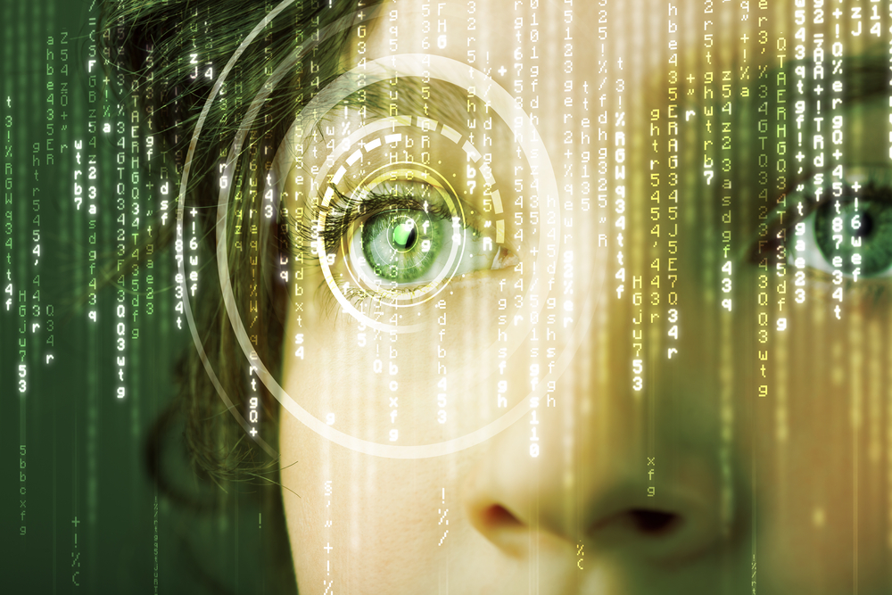 Modern-cyber-woman-with-matrix-eye-concept